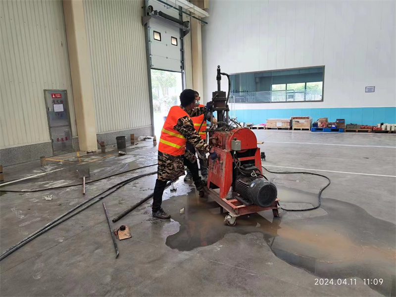 宜昌厂房地面下沉塌陷注浆加固施工